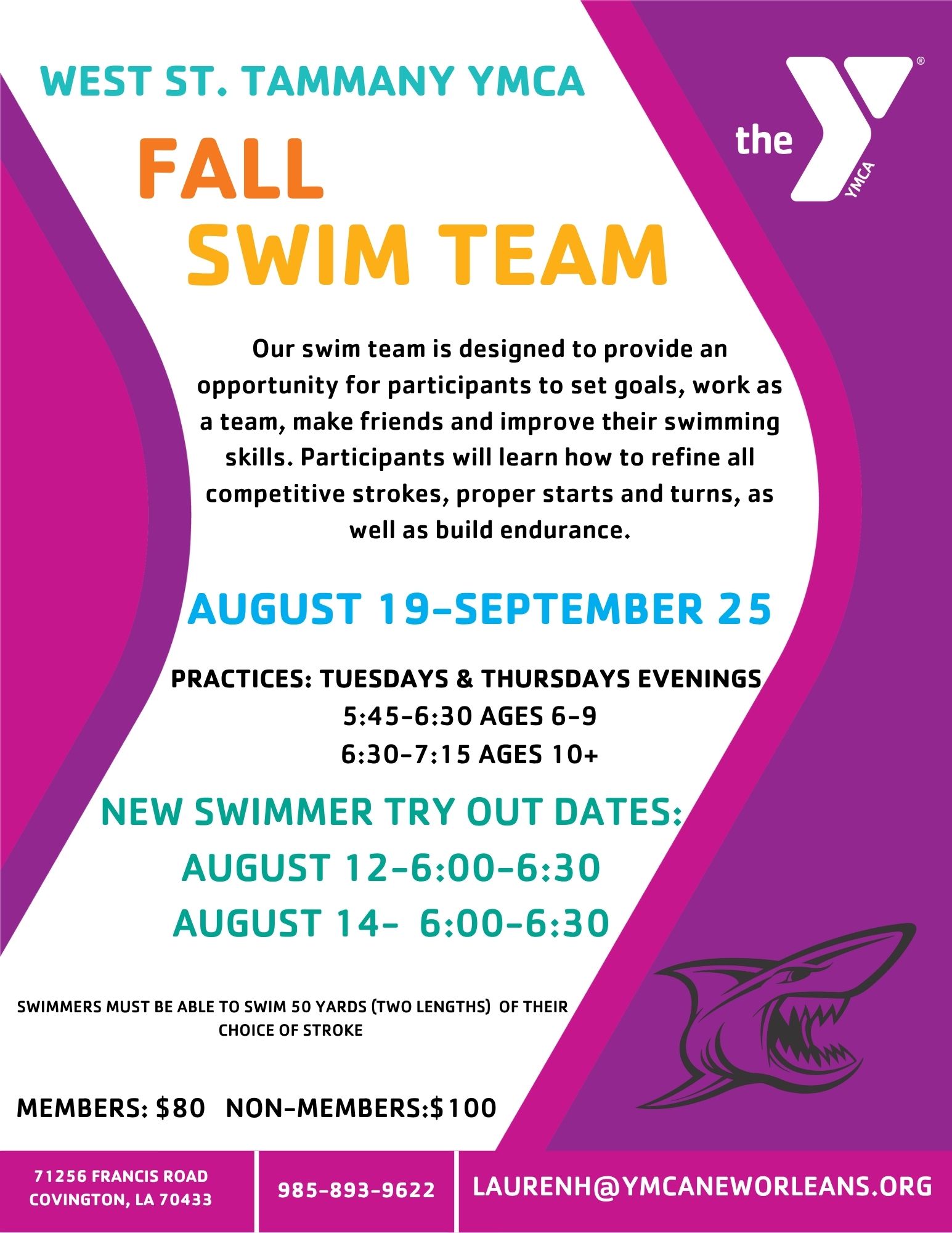 Ymca West St Tammany